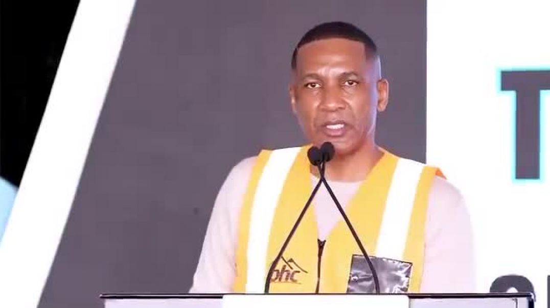 President Duma Boko Launches the first phase of the Bonno Housing Program