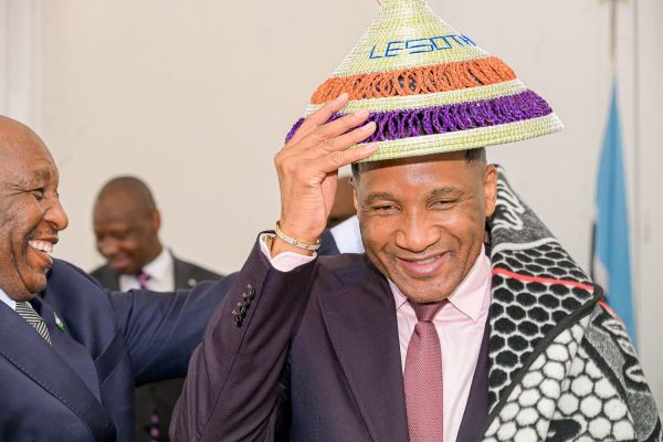 In Lesotho for a Working Visit 