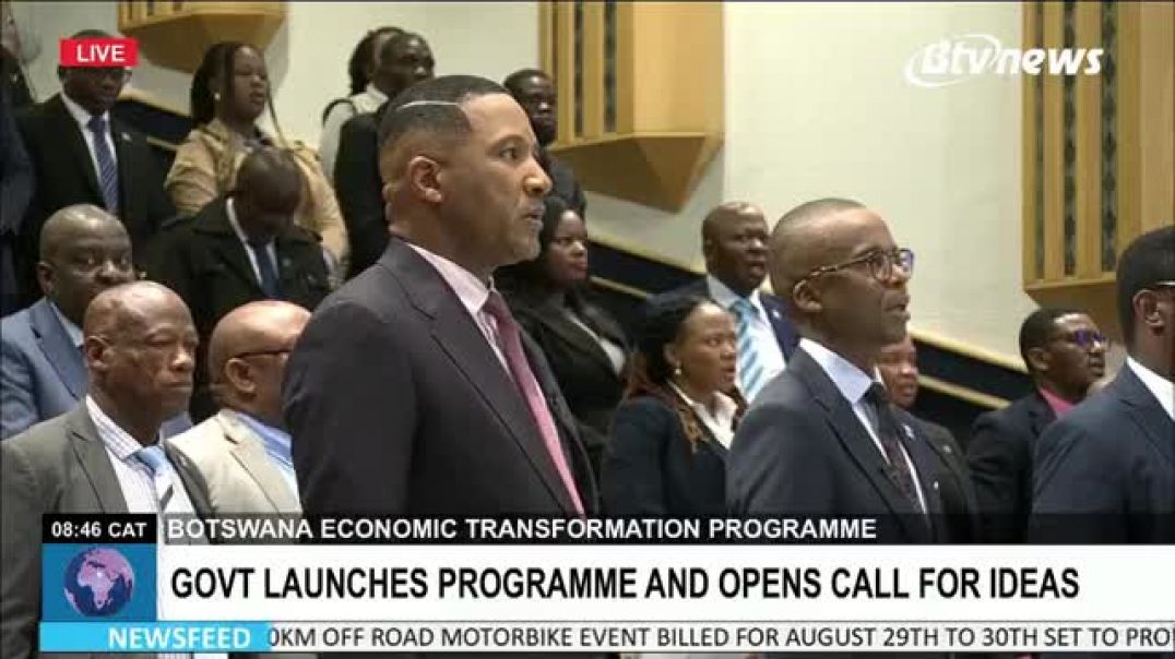 President Advocate Duma Boko has officially launched the Botswana Economic Transformation Program (B