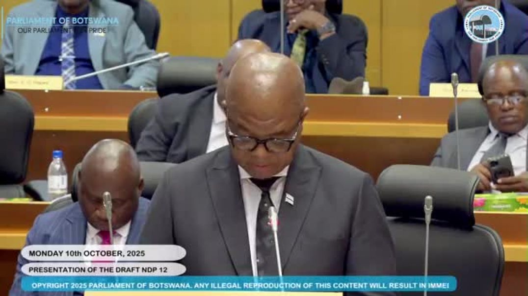 PRESENTATION OF THE DRAFT NATIONAL DEVELOPMENT PLAN (NDP 12)