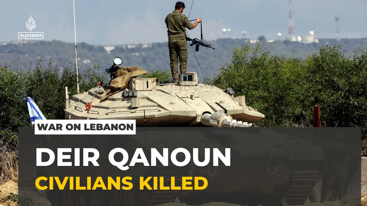 Israel strikes hit southern Lebanon: Civilians killed in Deir Qanoun as attacks intensify