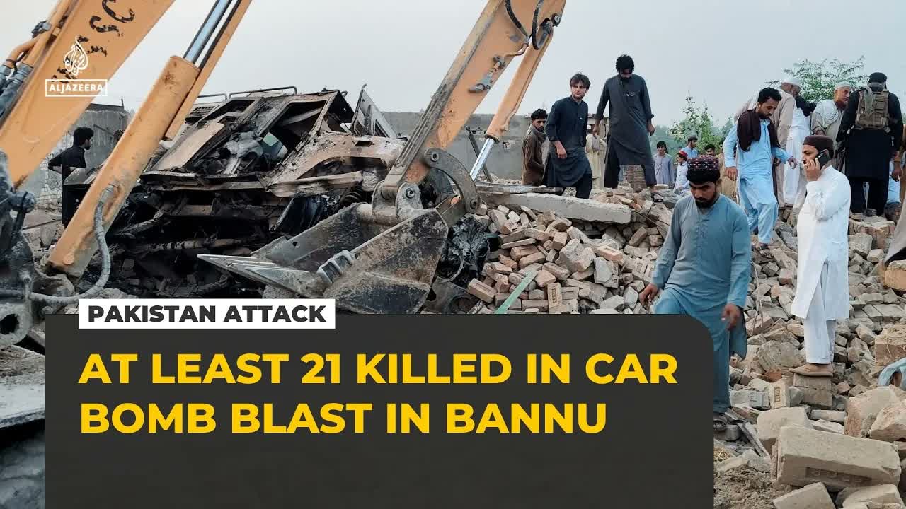 Car bomb attack, ambush kill at least 12 police in northwest Pakistan’s Bannu