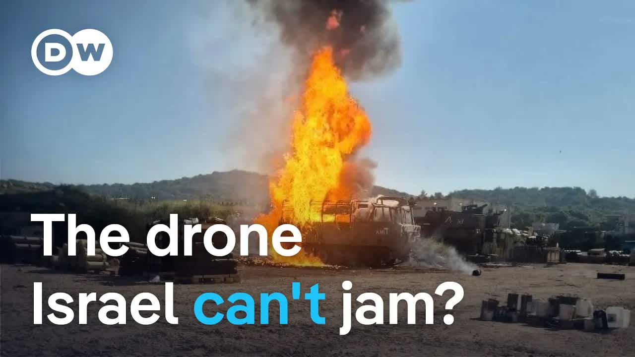 Hezbollah hits back with drones in Israel's Lebanon war | DW News