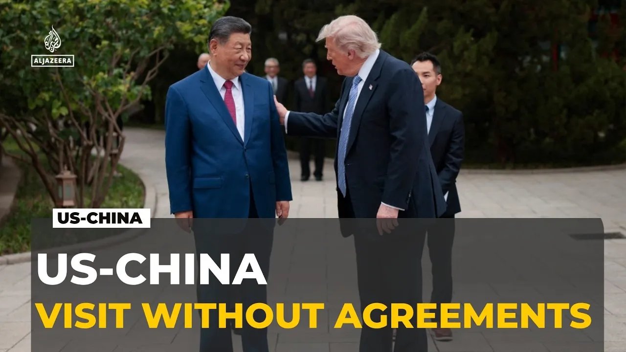 US president wraps up China visit: Trump says deals made and both leaders agree on Iran