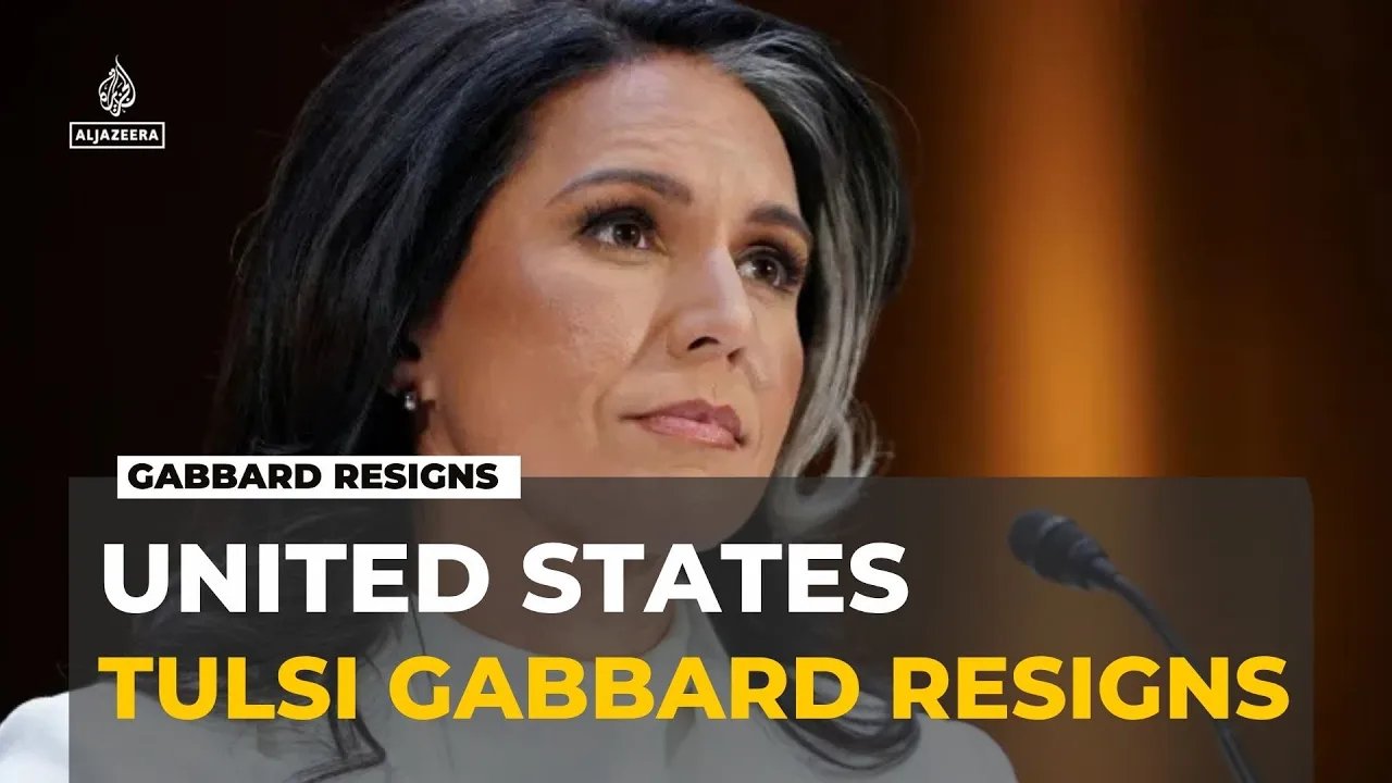 Tulsi Gabbard Steps Down as US Director of National Intelligence Amid Political Scrutiny