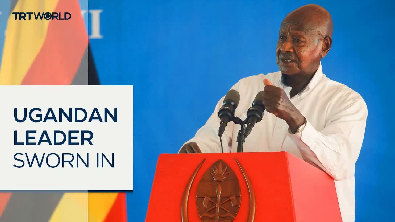 Museveni begins seventh term as Ugandan president