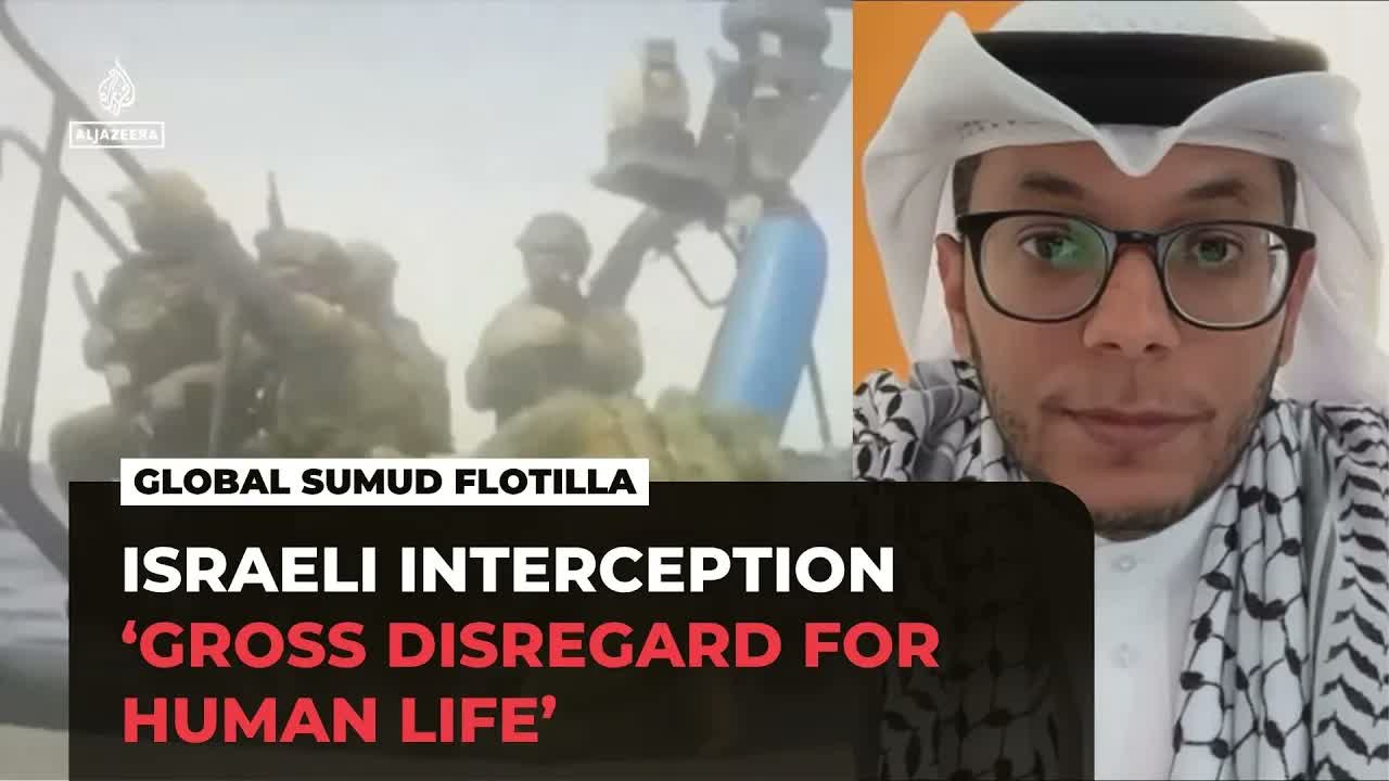 Gaza flotilla lawyer says Israeli interception shows ‘gross disregard for human life’
