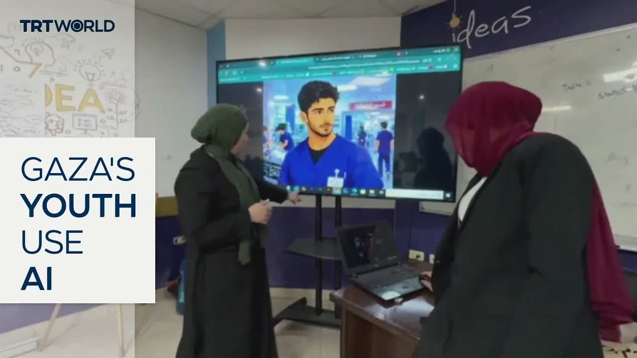 AI helps Gaza’s youth tell their stories