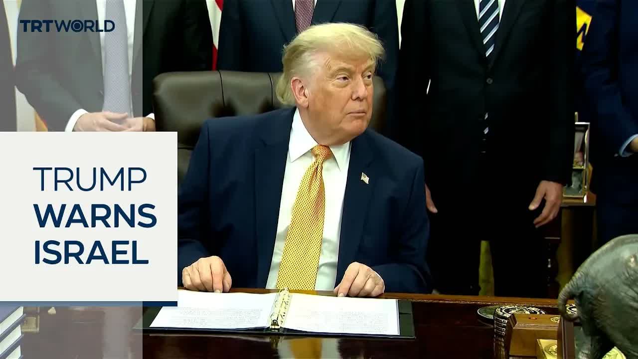 Trump warns Israel as cracks emerge in alliance