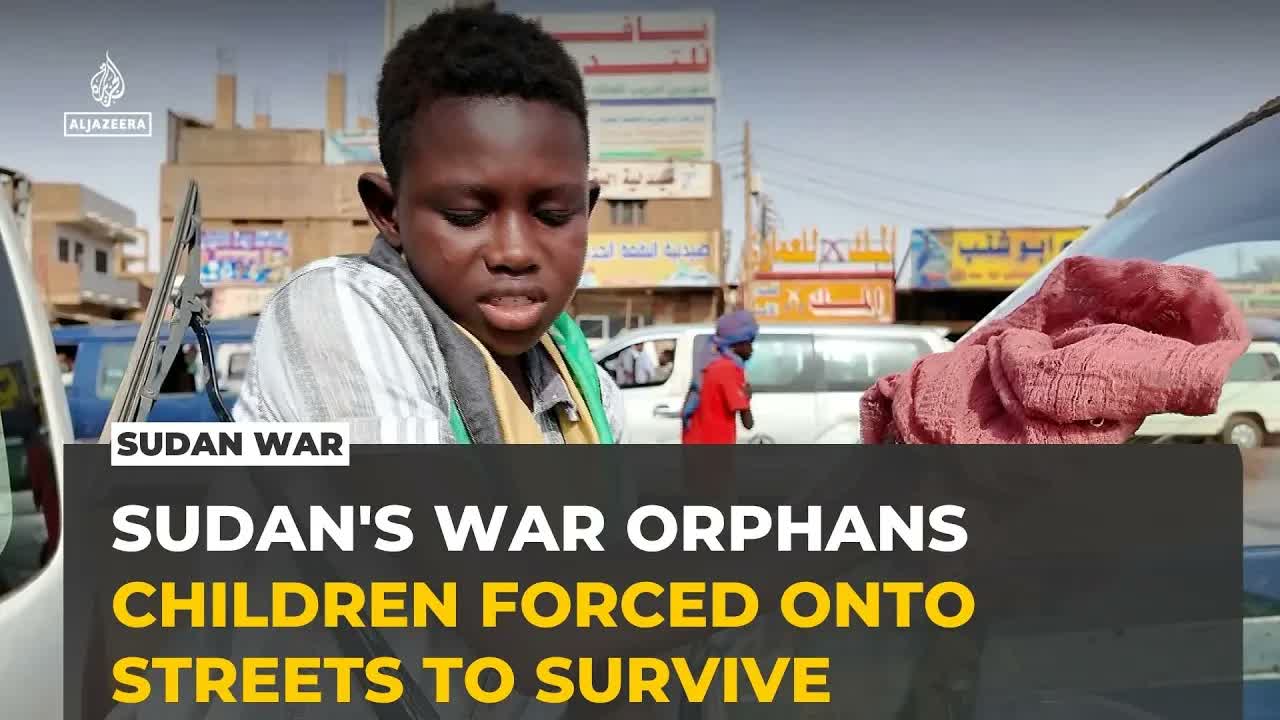Orphaned by Sudan's war, children turn to street work to survive