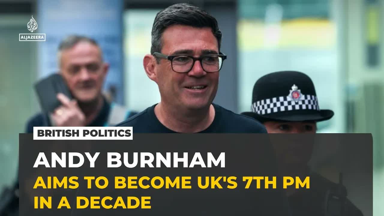 Andy Burnham confirms Labour leadership bid after Starmer resignation