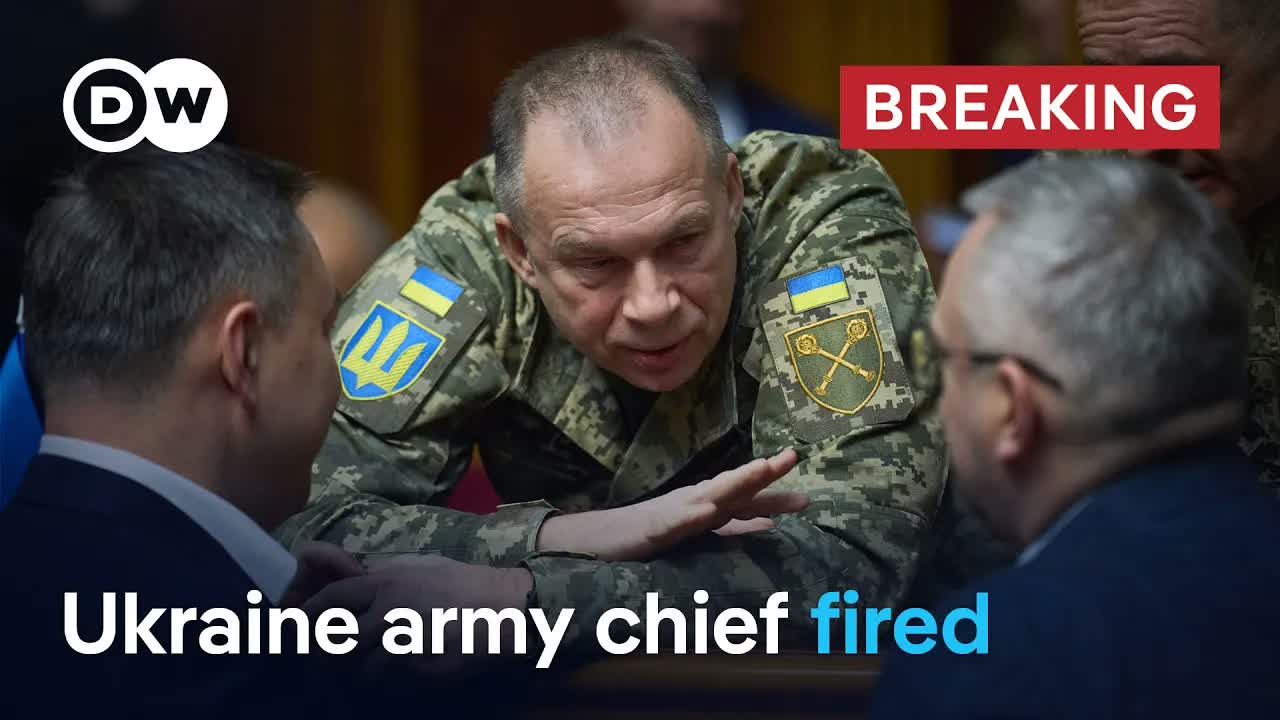 Ukraine's military shake-up: Zelenskyy dismisses commander-in-chief Syrskyi | DW News
