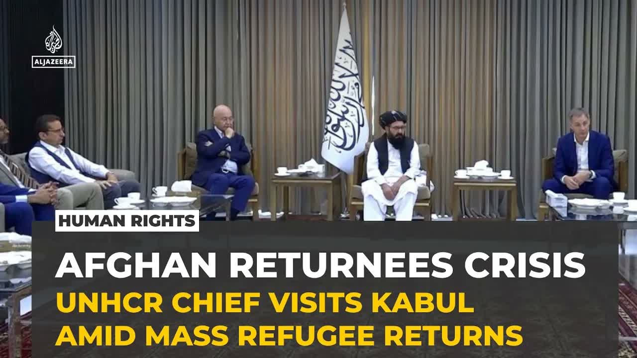 UNHCR chief visits Afghanistan as millions of returnees strain fragile economy