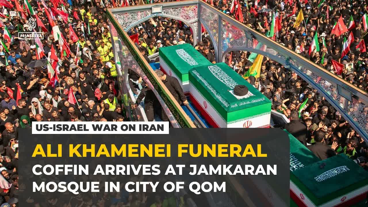 Body of Iran’s slain Supreme Leader Ali Khamenei arrives in Qom