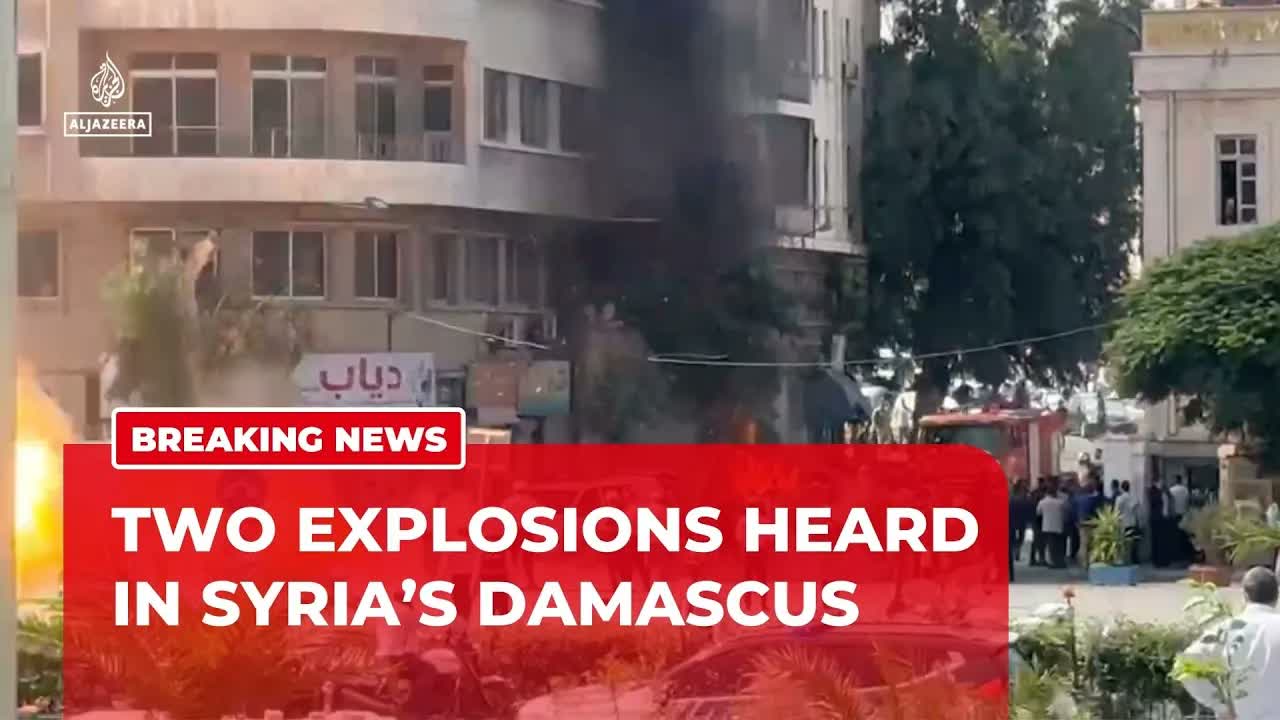 Explosions rock Syria's capital Damascus, no reports of casualties so far