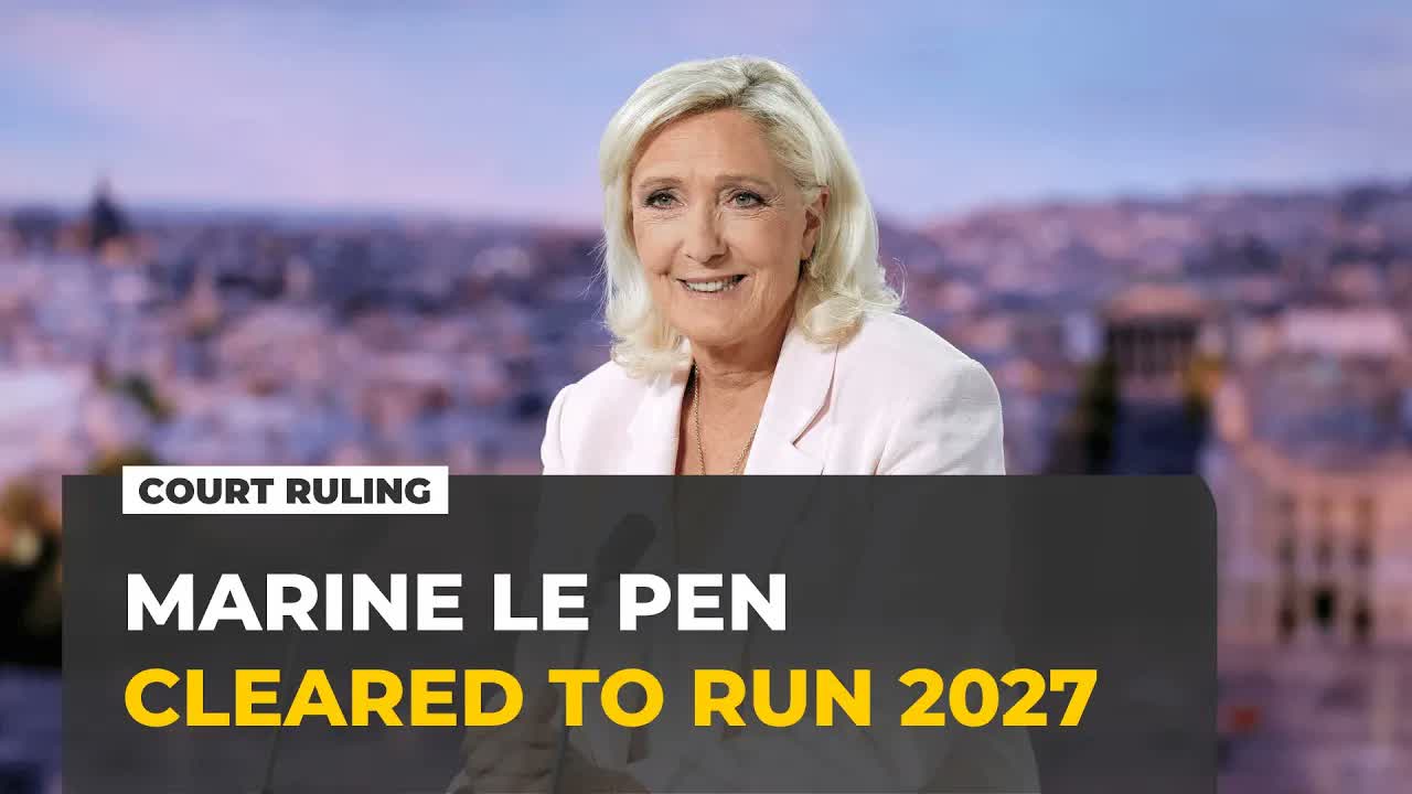 Marine Le Pen conviction: Far-right leader still cleared to run for presidency