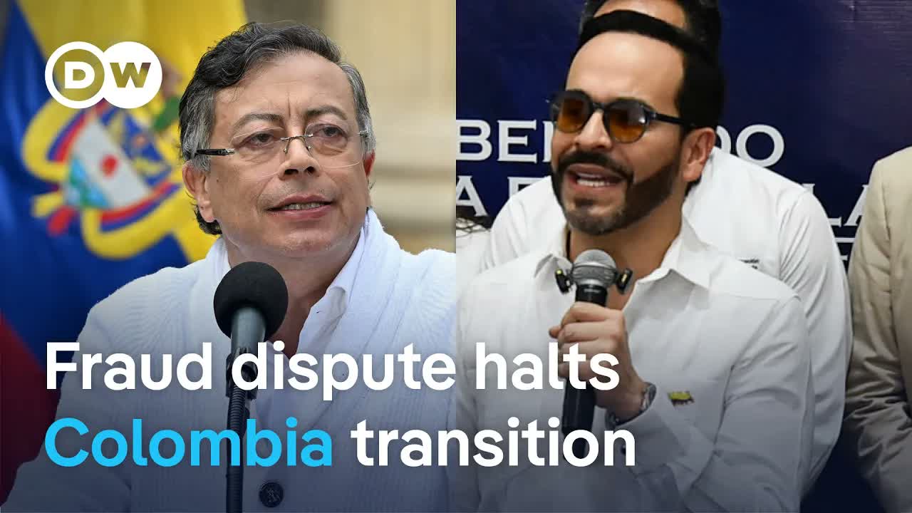 Why Trump-backed Colombian president-elect is accusing his predecessor of an election coup | DW News