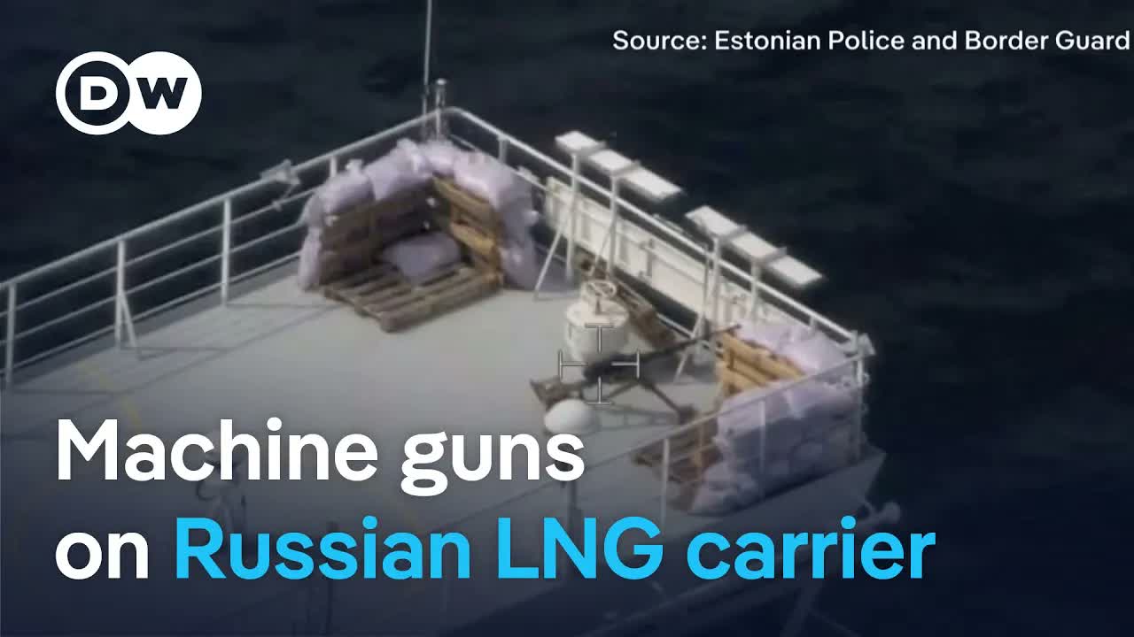 Armed Russian ships test Western sanctions in the Baltic Sea | DW News