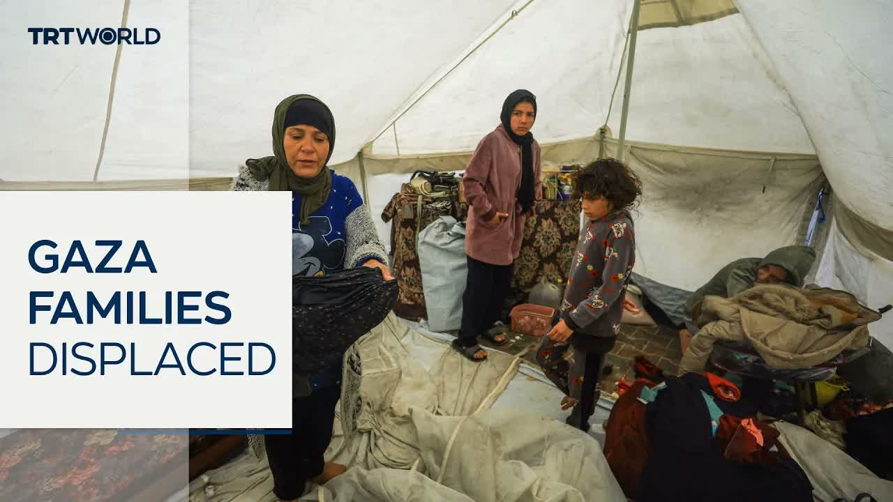 Displaced Gazans struggle for safe shelter
