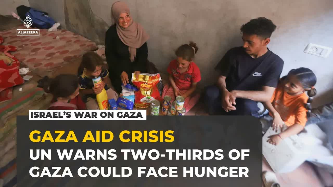 Gaza families rely on aid as war destroys livelihoods and funding dries up