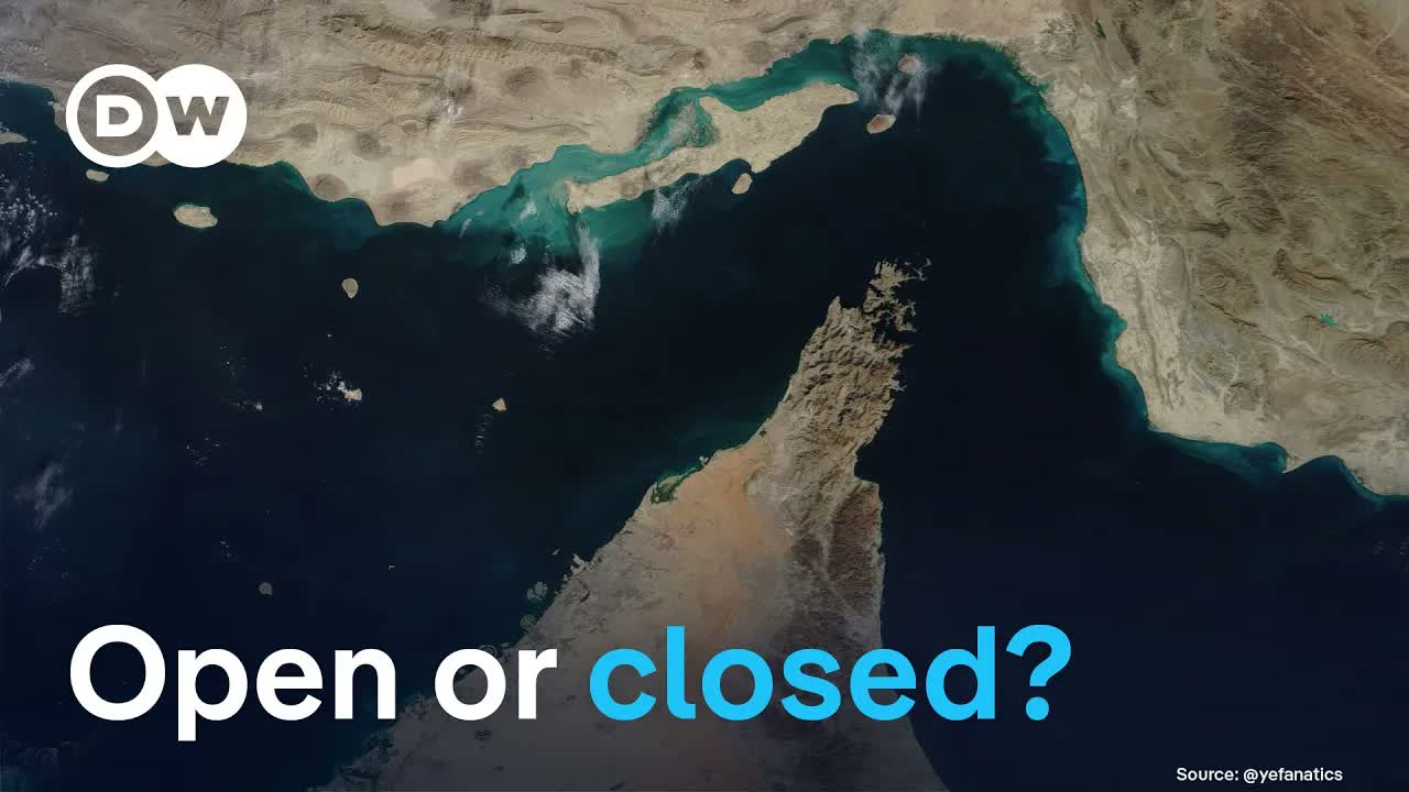 Iran says the strait of Hormuz is closed while Trump insists it's not | DW News
