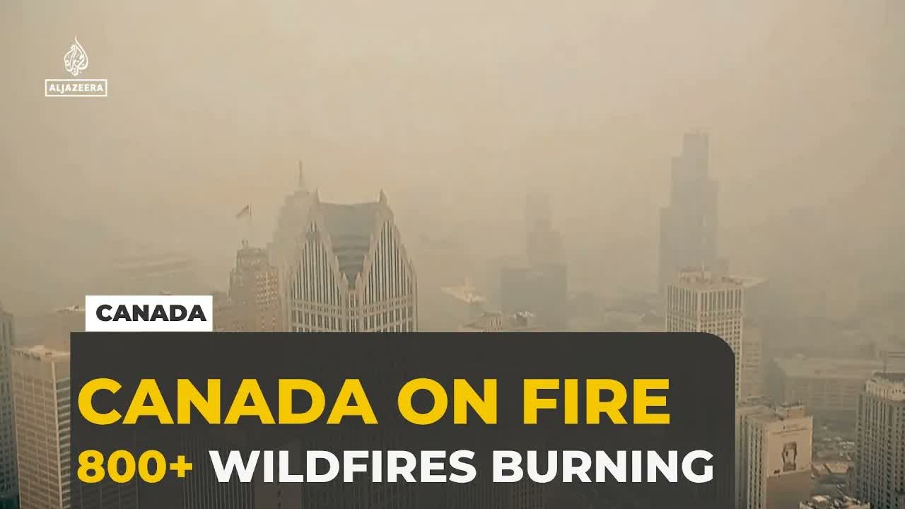 Canada wildfires: Smoke blankets Toronto and spreads across US as crisis grows