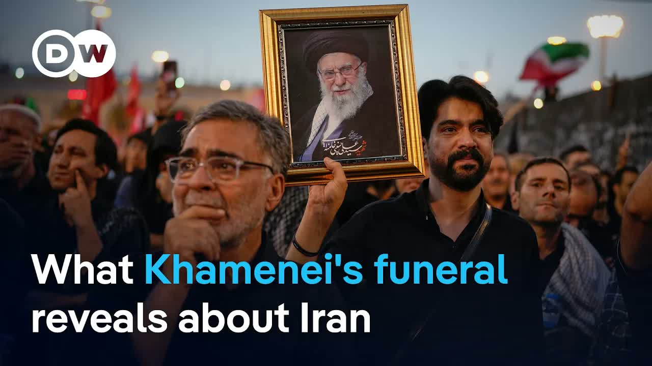 What is Khamenei's funeral revealing about Iran? | DW News