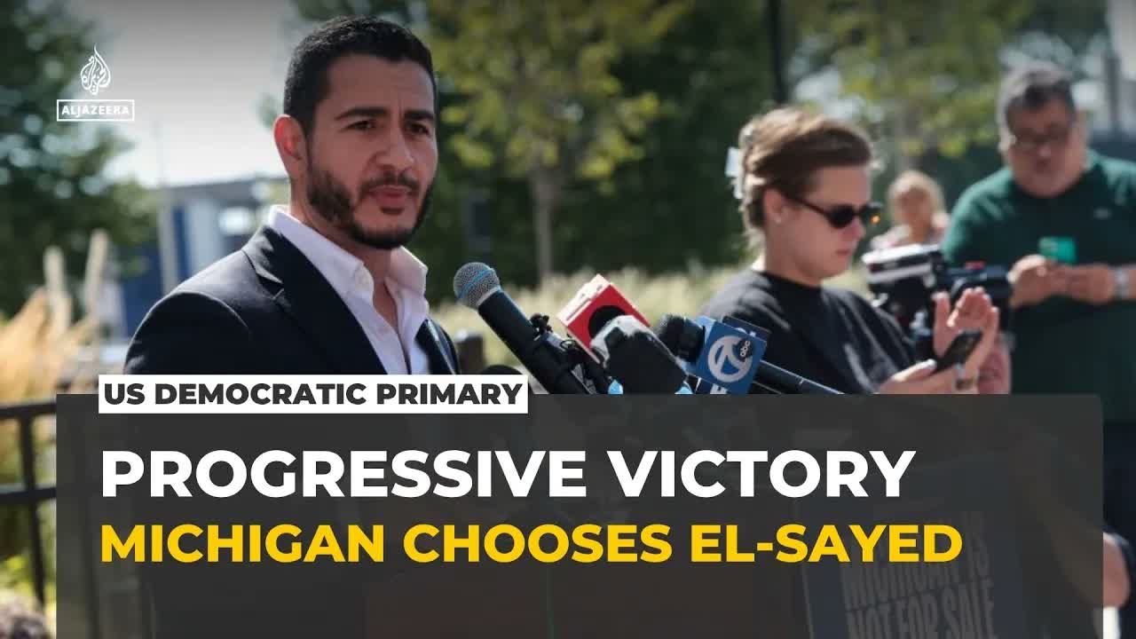 Abdul El-Sayed wins Michigan Democratic primary for Senate in blow to AIPAC