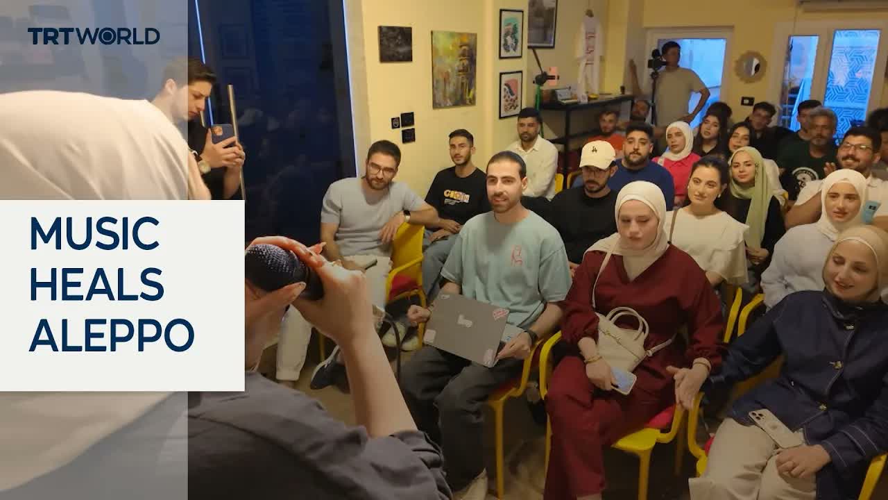 Young Syrians turn to music to heal after war