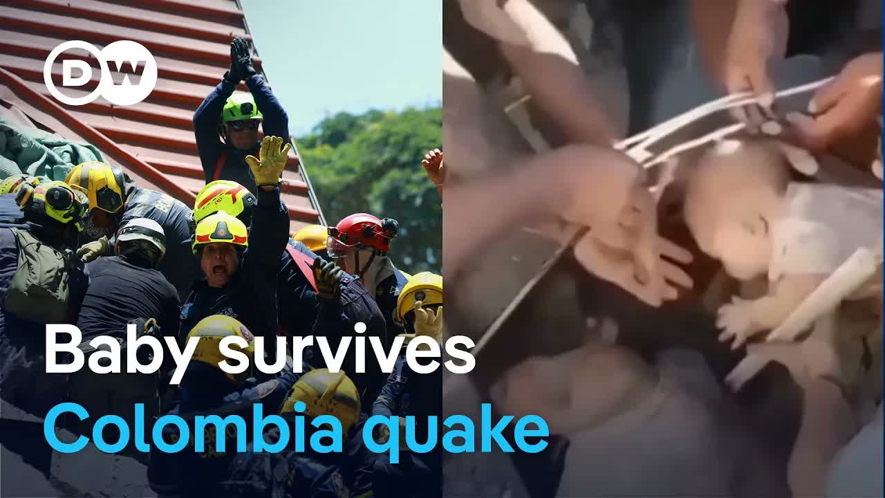 Rescuers race to find survivors after Colombia's deadly earthquake | DW News