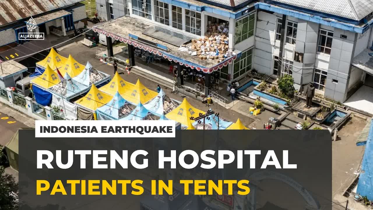 Earthquake-hit hospital in Ruteng treats patients in tents amid equipment shortages
