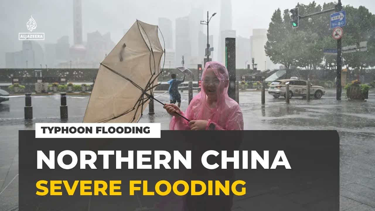 Typhoon Dolphin causes severe flooding across northern China