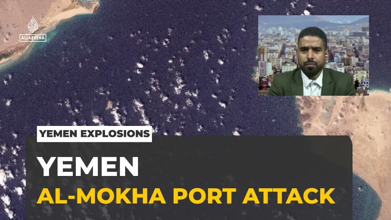 Yemen port attack: Al-Mokha port just north of Bab al-Mandeb Strait