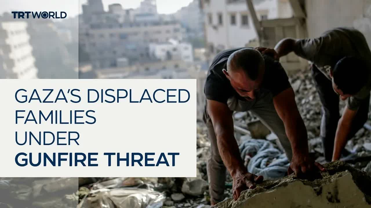 Displaced Palestinians face gunfire near Israeli buffer zone