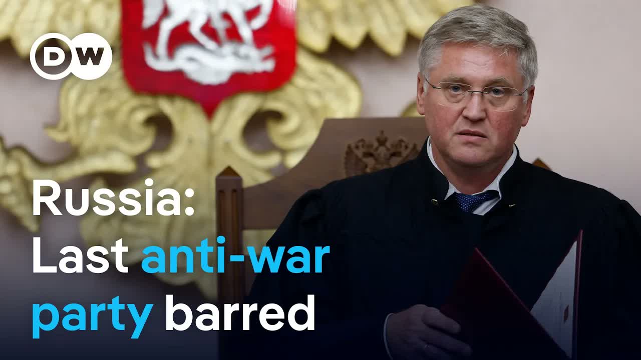 Russian court excludes anti-war party Yabloko from September election | DW News