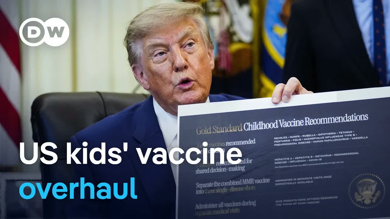 Doctors warn Trump’s vaccine plan could endanger children | DW News
